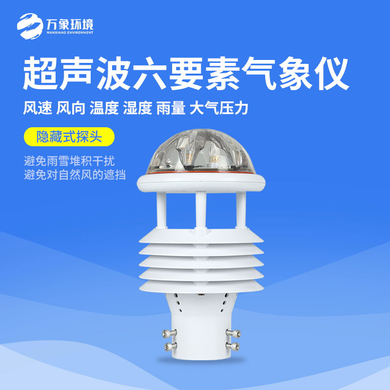 六要素超聲波微氣象儀，小小身軀下有大大的作用